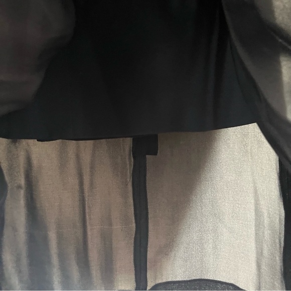 Maison Martin Margiela Paris Navy Blue Silk Cashmere Blend Pleated Skirt Dress 6 - Picture 10 of 16